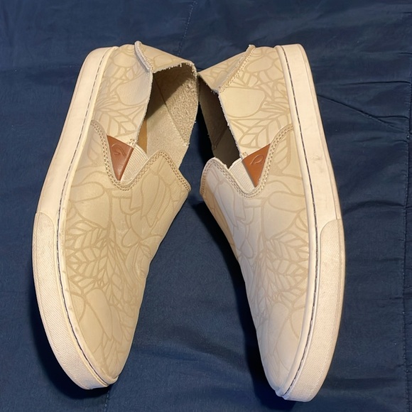 Golukai Loafer Shoes Tan size 9W very little wear leather upper - Picture 2 of 8